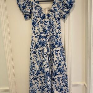 Abercrombie Blue Floral Women's Dress